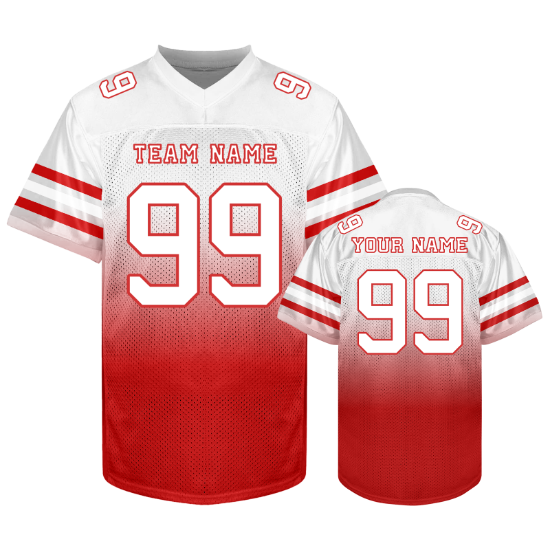 Custom American Football Jersey with Back Name and Number Team Uniform