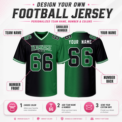 Stitched Printed Name Number Logo Custom Football Fan Shirt for Tailgate Party