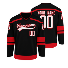 Custom Hockey Fan Jersey Stitched Printed Team Customization for Championship Game for Teams Players Fans Men Women Youth Kids