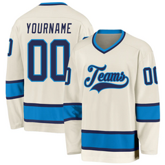 Custom Hockey Fan Jersey Tournament Style for Coaches and Players with Stitched Printed Name Number Logo for Team Uniforms