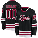 Stitched Printed Team Logo Custom Hockey Team Jersey for Game Night Outfit with Stitched Printed Name Number Team Logo for Men Women Youth Kids