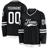 Custom Ice Hockey Team Jersey Stitched Printed Hockey Design with Stitched Printed Team Logo Name Number for Hockey Clubs