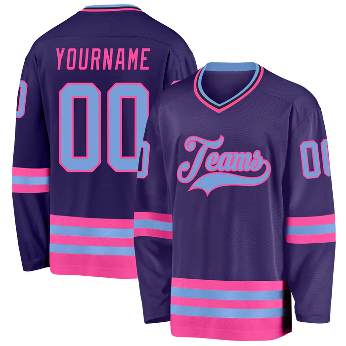 Stitched Printed Name Number Personalized Hockey Team Jersey with Custom Patch Logo for Teams Players Fans Men Women Youth Kids