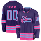 Stitched Printed Name Number Personalized Hockey Team Jersey with Custom Patch Logo for Teams Players Fans Men Women Youth Kids
