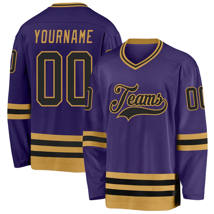 Stitched Printed Team Logo Personalized Ice Hockey Jersey with Stitched Printed Name Number Team Logo for Men Women Youth Kids