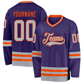 Custom Hockey Game Jersey for Graduation Gift with Stitched Printed Name Number Logo for Team Uniforms