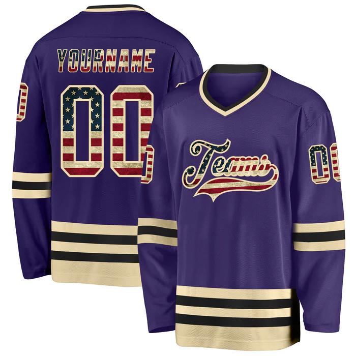 Custom Hockey Shirt with Custom Name Number with Personalized Player Details for Teams Families and Fans