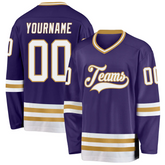 Custom Hockey Uniform Streetwear for Fan Groups with Custom Names Numbers Logos for Rink Events and Team Photos