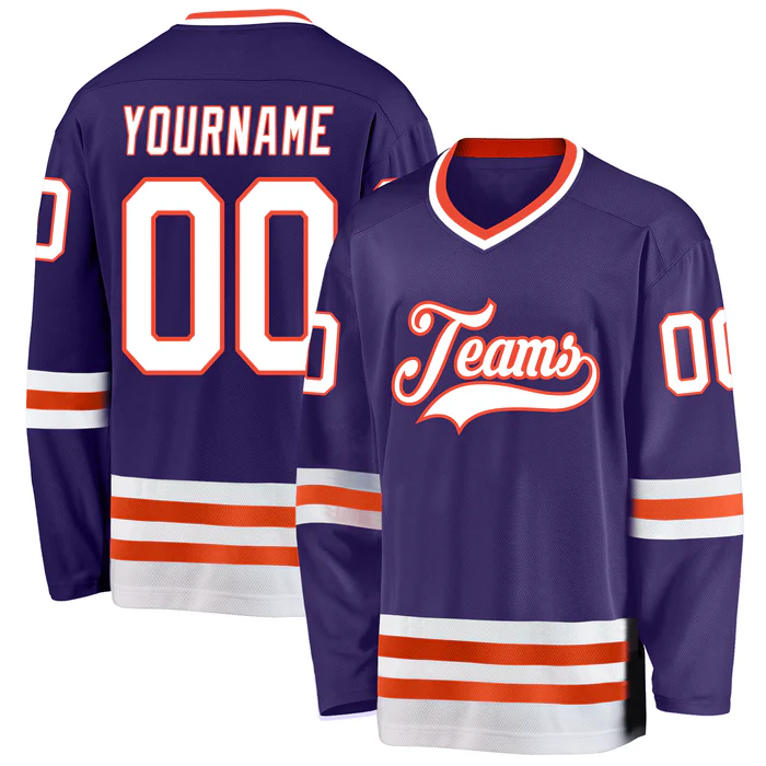 Stitched Printed Custom Hockey Practice Jersey with Personalized Team Logo with Stitched Printed Name Number Team Logo for Men Women Youth Kids