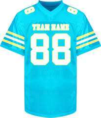 Custom Team Football Uniform with Team Name and Logo with Stitched Printed