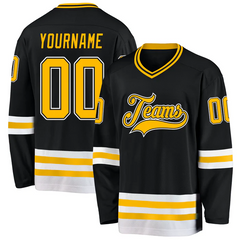 Custom Hockey Team Jersey for Season Opener with Custom Names Numbers Logos for Rink Events and Team Photos
