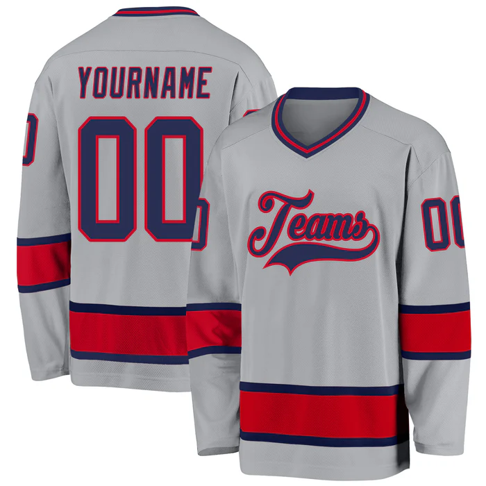 Custom Hockey Team Uniform Stitched Printed with Stitched Printed Name Number Team Logo for Men Women Youth Kids