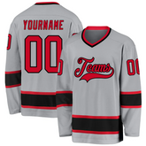 Personalized Ice Hockey Jersey with Sleeve Number with Stitched Printed Custom Design for Teams Players Fans Men Women Youth Kids