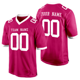 Custom Football Shirt with Front Team Name and Back Number Stitched Printed Team Logo