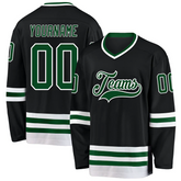 Striped Custom Hockey Team Jersey Stitched Printed Team Logo with Stitched Printed Name Number Team Logo for Men Women Youth Kids
