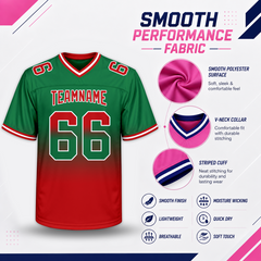 Custom Football Team Uniform Stitched Printed Custom Design for Football Families