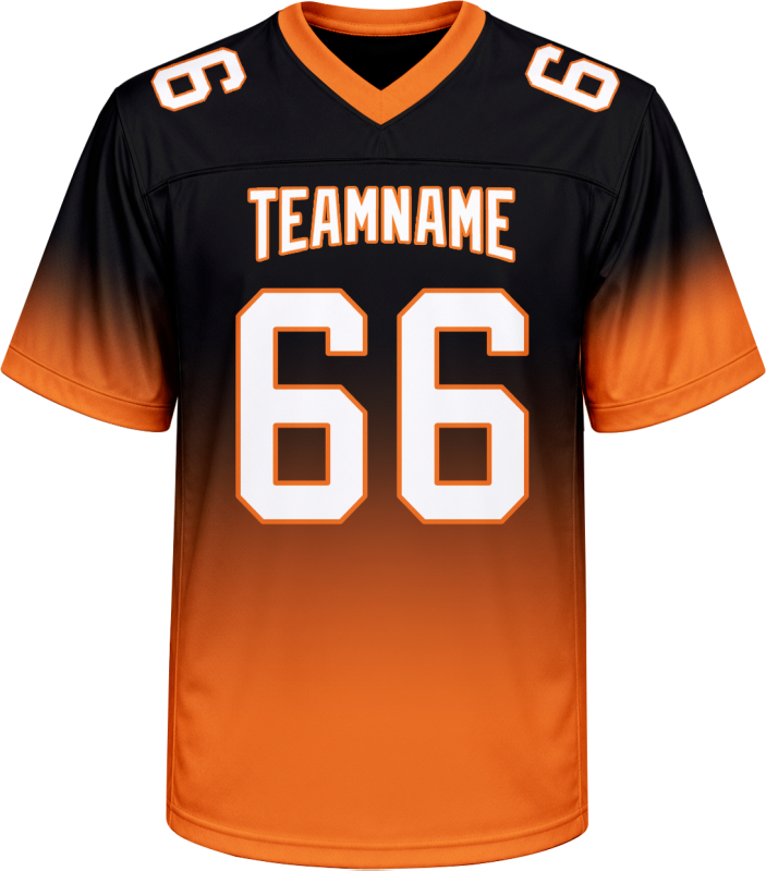 V Neck Custom Team Football Uniform Stitched Printed Team Logo