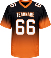 V Neck Custom Team Football Uniform Stitched Printed Team Logo