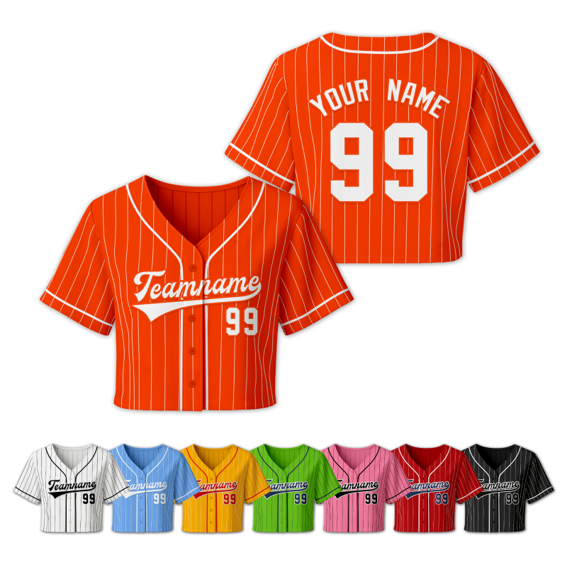 Custom Baseball Jersey Shirt with Player Name and Number for Baseball Game