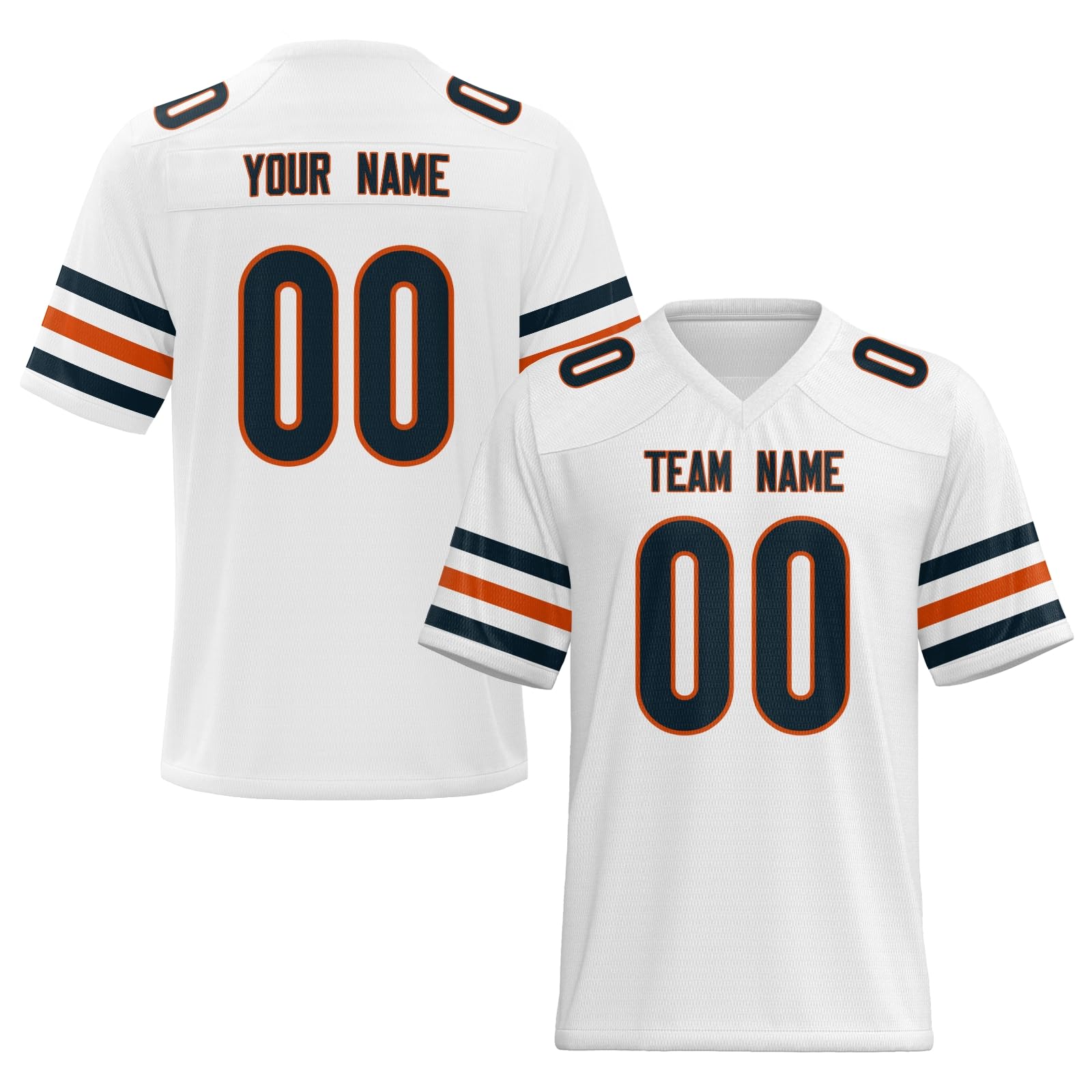Custom American Football Jersey with Custom Text and Number Football Gift