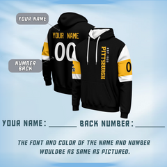 Personalized Printed Sweatshirt with Custom Text and Logo for Sports Teams
