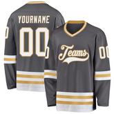Custom Hockey Shirt with Player Name and Number Stitched Printed Custom Design for Teams Players Fans Men Women Youth Kids