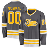 Team Style Custom Ice Hockey Team Jersey Stitched Printed Team Customization for Teams Players Fans Men Women Youth Kids