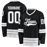 Custom Hockey Game Jersey Stitched Printed for Winter Sports Party with Stitched Printed Name Number Team Logo for Men Women Youth Kids