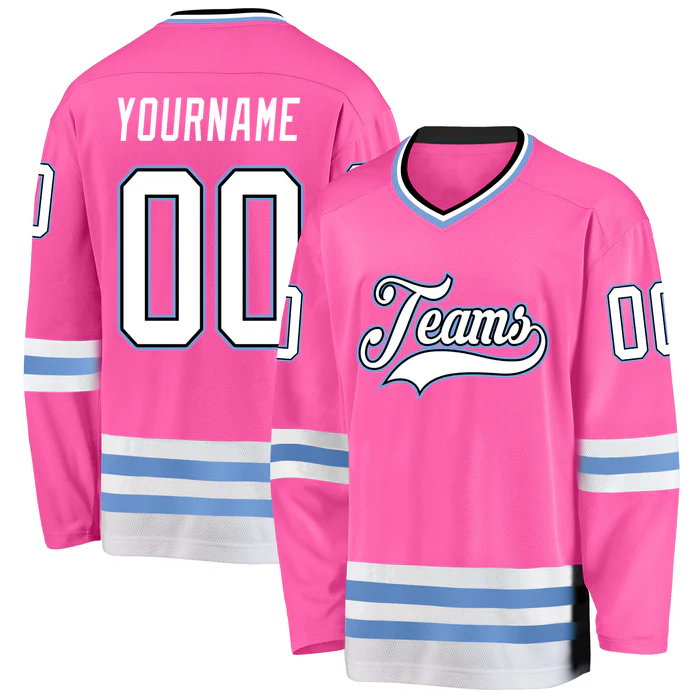 Stitched Printed Team Logo Custom Hockey Game Jersey with Stitched Printed Name Number Team Logo for Men Women Youth Kids