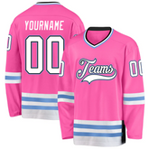 Stitched Printed Team Logo Custom Hockey Game Jersey with Stitched Printed Name Number Team Logo for Men Women Youth Kids