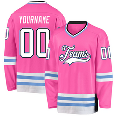 Stitched Printed Name Number Logo Custom Ice Hockey Jersey with Player Name and Number for Teams Players Fans Men Women Youth Kids