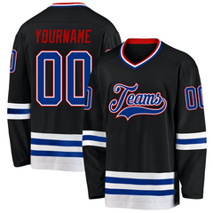 Custom Hockey Team Jersey Stitched Printed Custom Design for Company Teams with Stitched Printed Name Number Team Logo for Men Women Youth Kids