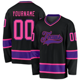 Custom Hockey Game Jersey for Holiday Gift with Stitched Printed Name Number Logo for Team Uniforms
