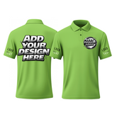 Personalized Team Printed Polo Shirt with Printed Logo Name for Men Women Youth