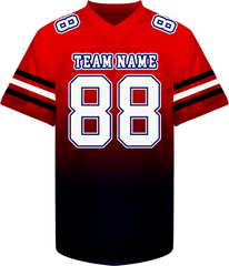 Personalized Football Team Jersey with Team Logo and Number with Stitched Printed Team