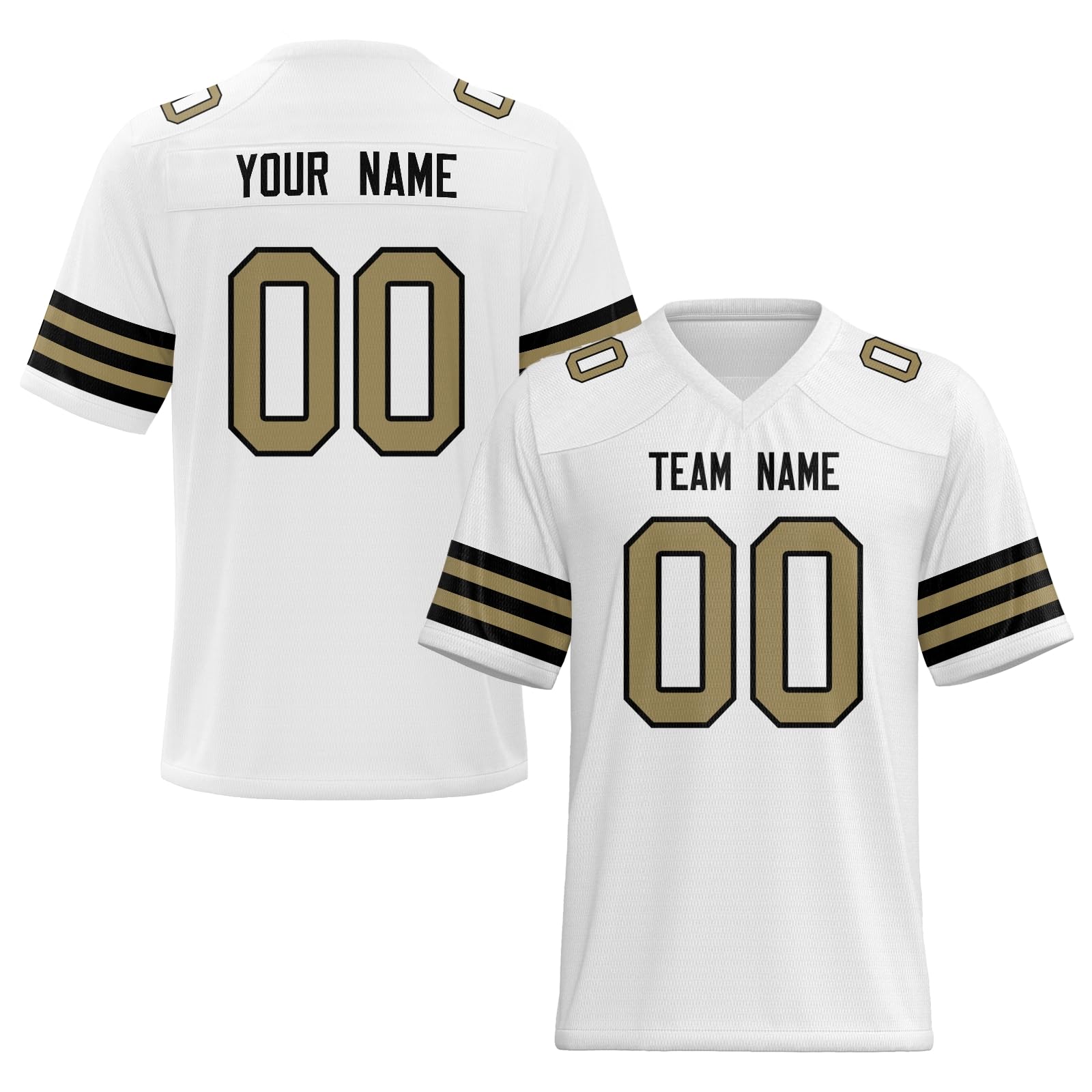 Personalized American Football Jersey Stitched Printed Name Number Logo for Cheer Squad
