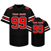 Oversized Personalized American Football Jersey Stitched Printed Custom Design