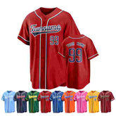 Custom Baseball Team Uniform with Player Name and Number