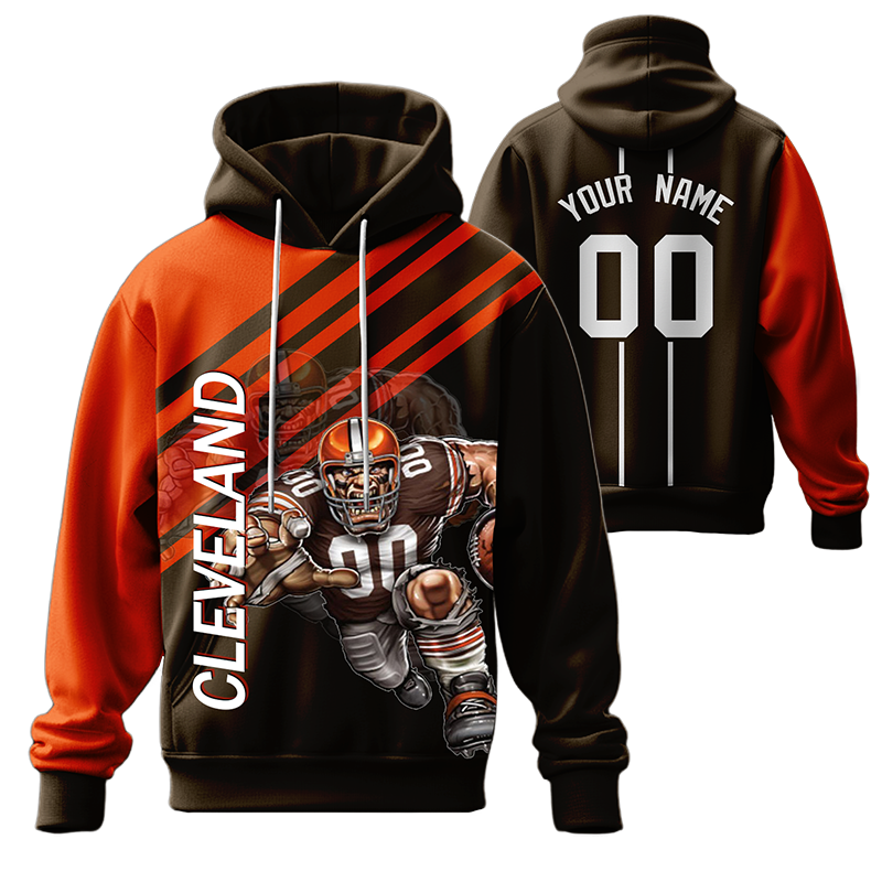 Custom Team Printed Hoodie for Work Uniform with Printed Logo Name Text