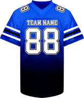 Custom Football Fan Shirt with Custom Lettering Stitched Printed Name Number