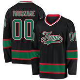 Personalized Hockey Team Jersey Stitched Printed Custom Design for Sports Festival for Teams Players Fans Men Women Youth Kids