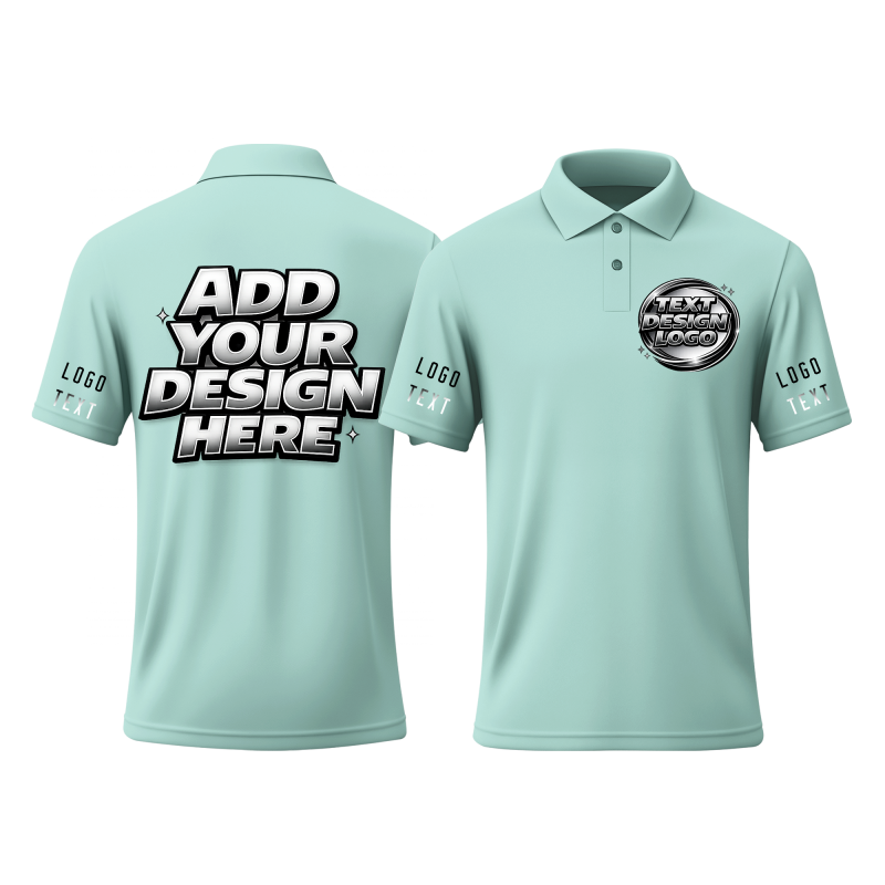 Outdoor Custom Printed Logo Polo Uniform Printed Design for Business Team Uniforms