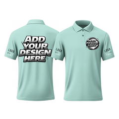 Outdoor Custom Printed Logo Polo Uniform Printed Design for Business Team Uniforms
