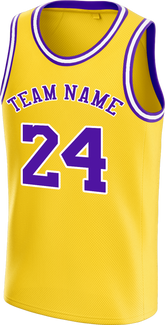Solid Personalized Basketball Shirt with Personalized Name Number for Fan Club Outfit
