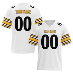 Personalized Football Jersey with Shoulder Number with Stitched Printed Custom Design