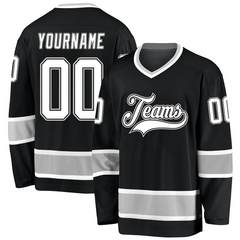 Custom Ice Hockey Team Jersey with Chest Logo with Stitched Printed Personalization for Teams Players Fans Men Women Youth Kids