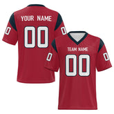 Personalized American Football Jersey with Team Name and Player Number