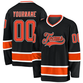 Custom Hockey Practice Jersey Stitched Printed Name Number Logo for Family Groups for Teams Players Fans Men Women Youth Kids