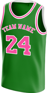 Custom Basketball Team Jersey with Team Name and Logo Embroidered and Printed for Alumni Groups