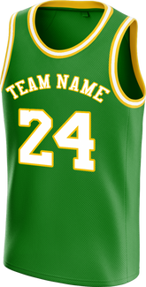 Breathable Personalized Basketball Jersey Embroidered and Printed for School Team Uniform Tops